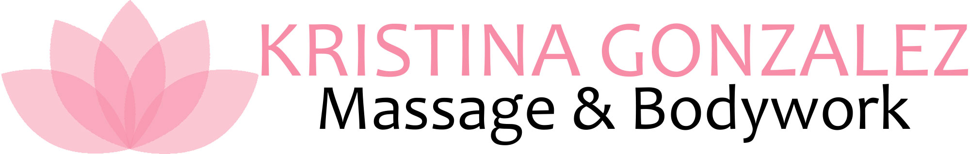 Kristina Gonzalez Massage & Bodywork color logo